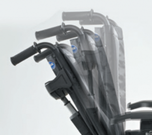 Powered recline Powered recline on the tdx powerchair