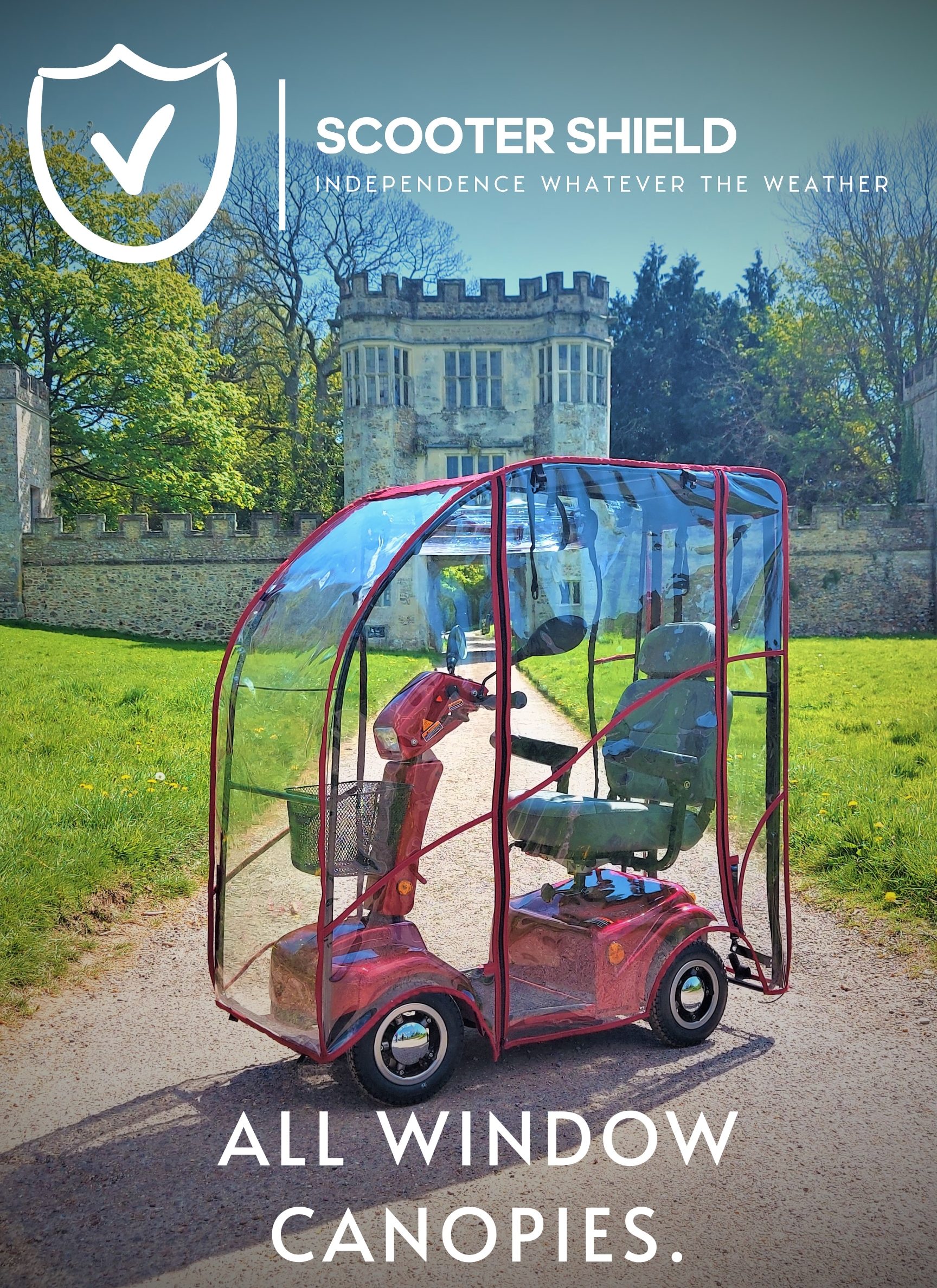 All window scooter canopy all window mobility scooter canopy