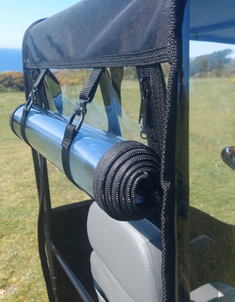 Deluxe scooter canopy roll up rear doors Deluxe scooter canopy roll up rear doors