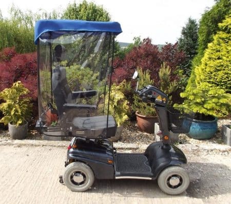 Mobility scooter summer canopy