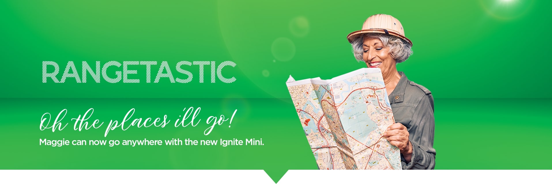 Ignite mini wheelchair banner Ignite mini wheelchair banner