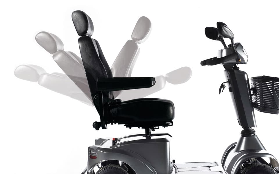 Sunrise S425 Mobility Scooter adjustable seta positions Sunrise S425 Mobility Scooter adjustable seta positions