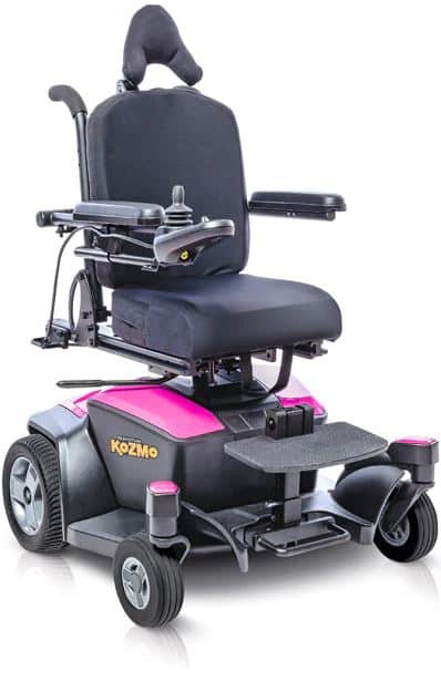 Quantum Kozmo powered wheelchair - pink Quantum Kozmo powered wheelchair - pink