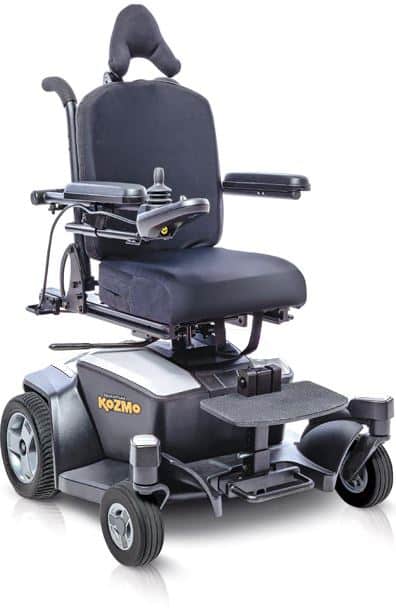 Quantum Kozmo powered wheelchair - white Quantum Kozmo powered wheelchair - white