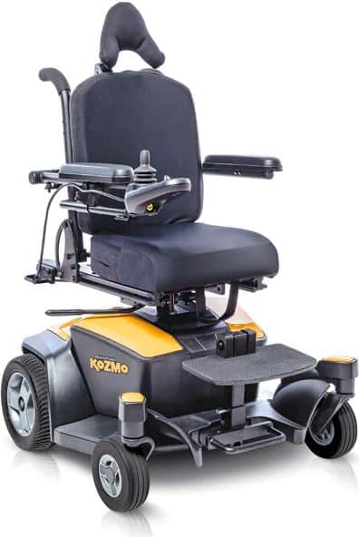 Quantum Kozmo powered wheelchair - yellow Quantum Kozmo powered wheelchair - yellow